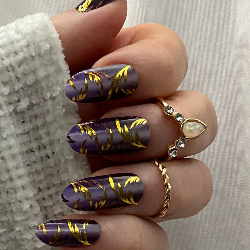 Botanical Dreams Gold Overlay