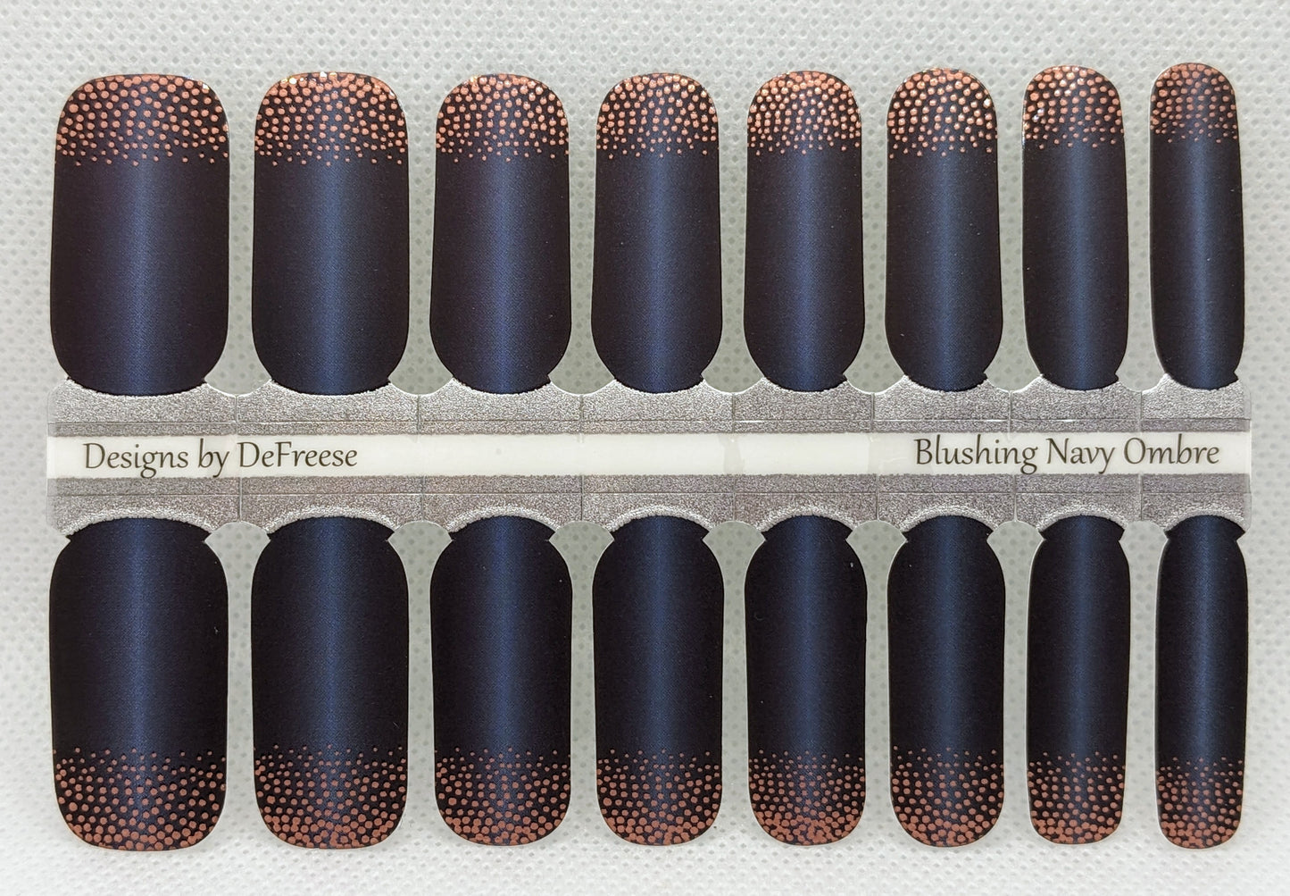 Blushing Navy Ombre