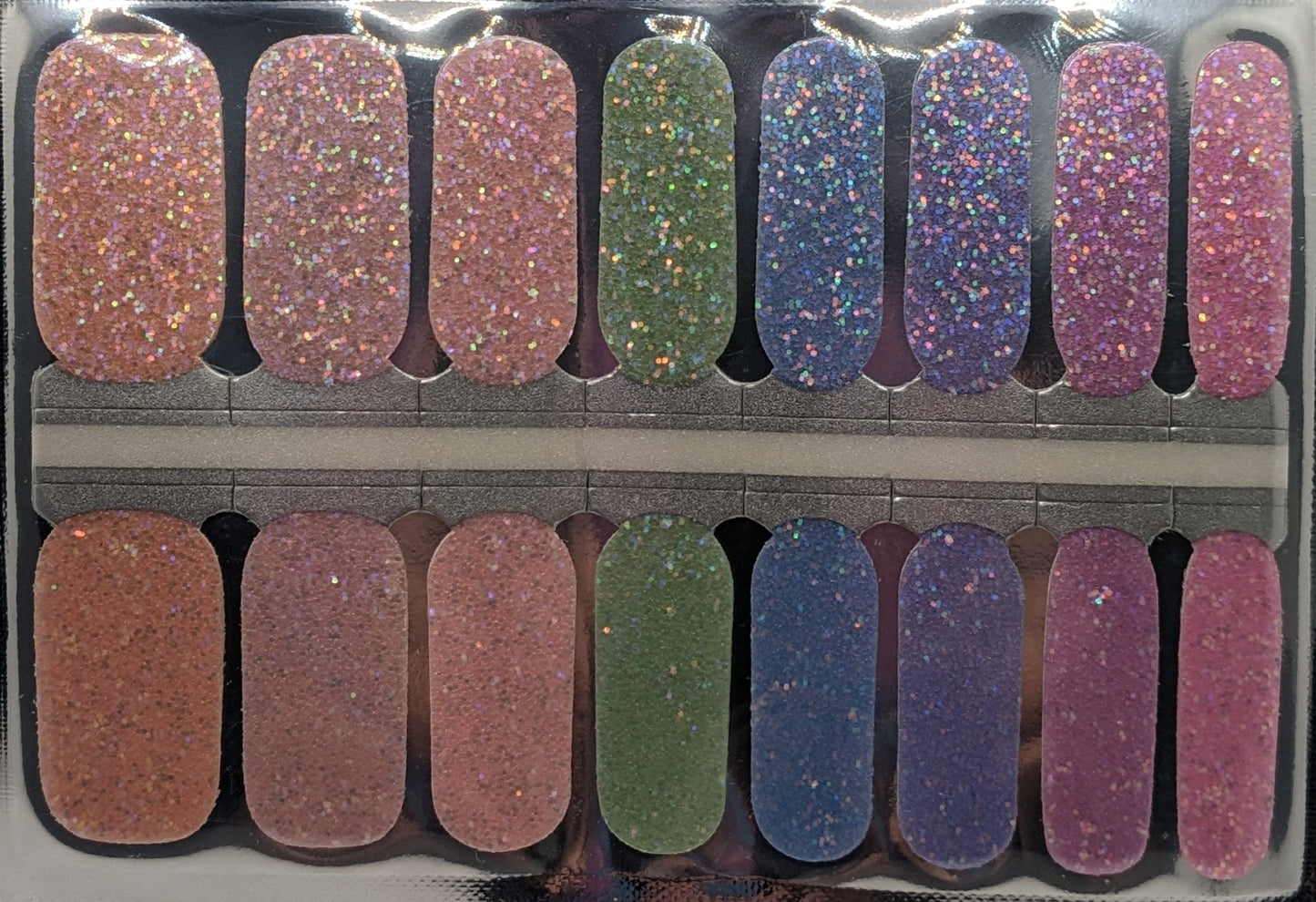 16 Count Huizi Stock Wraps - Glitter