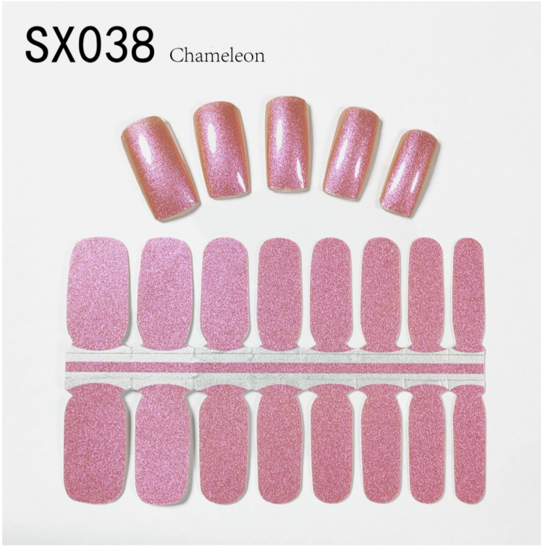 16 Count Kikilee Stock Wraps - Chameleon (Not all top coats cooperate)