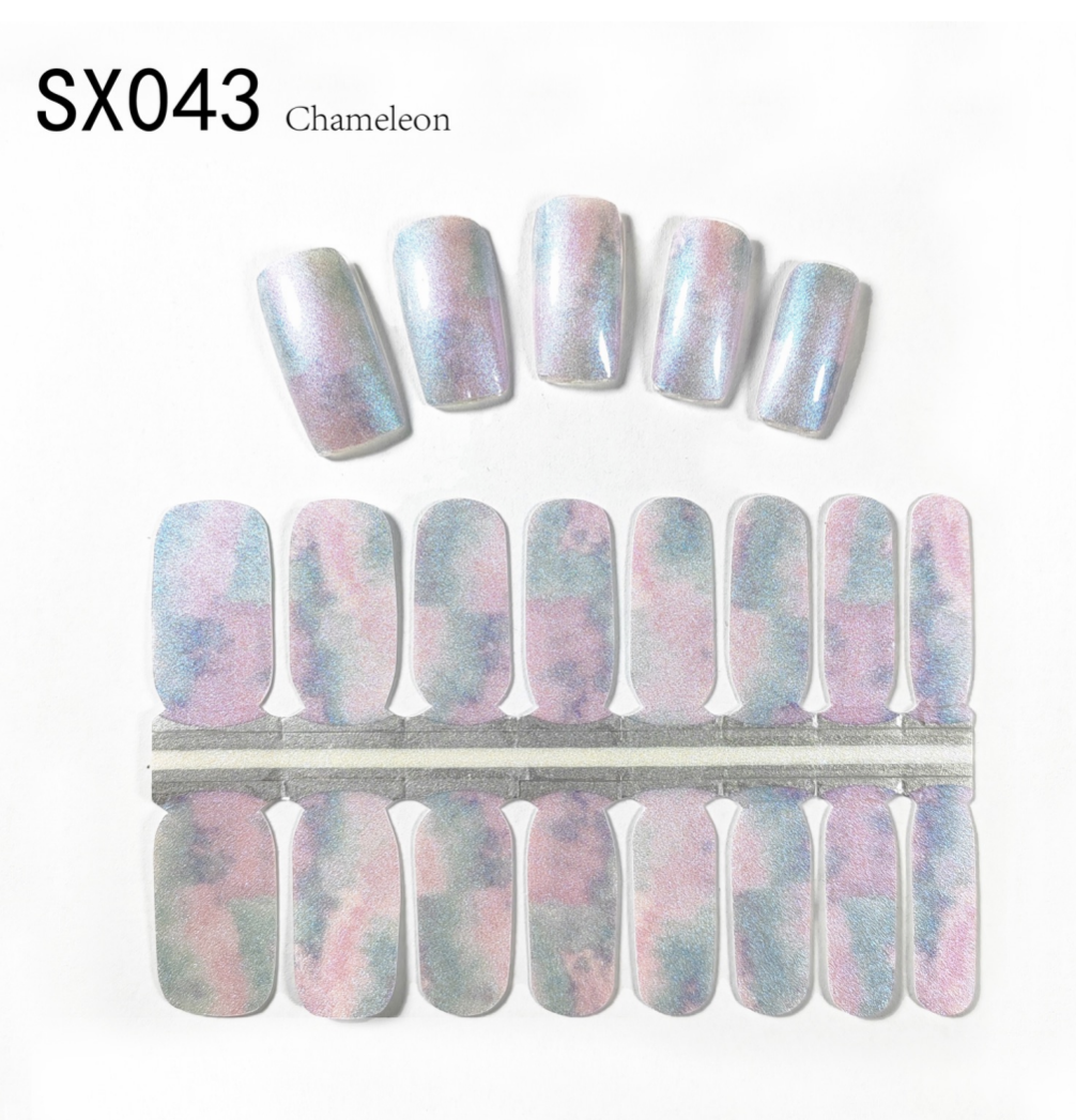 16 Count Kikilee Stock Wraps - Chameleon (Not all top coats cooperate)