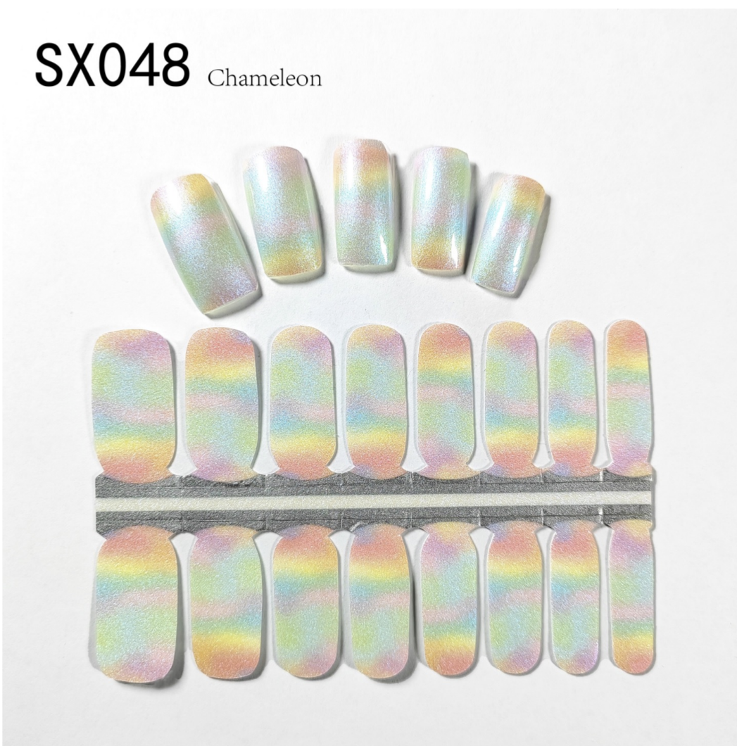 16 Count Kikilee Stock Wraps - Chameleon (Not all top coats cooperate)