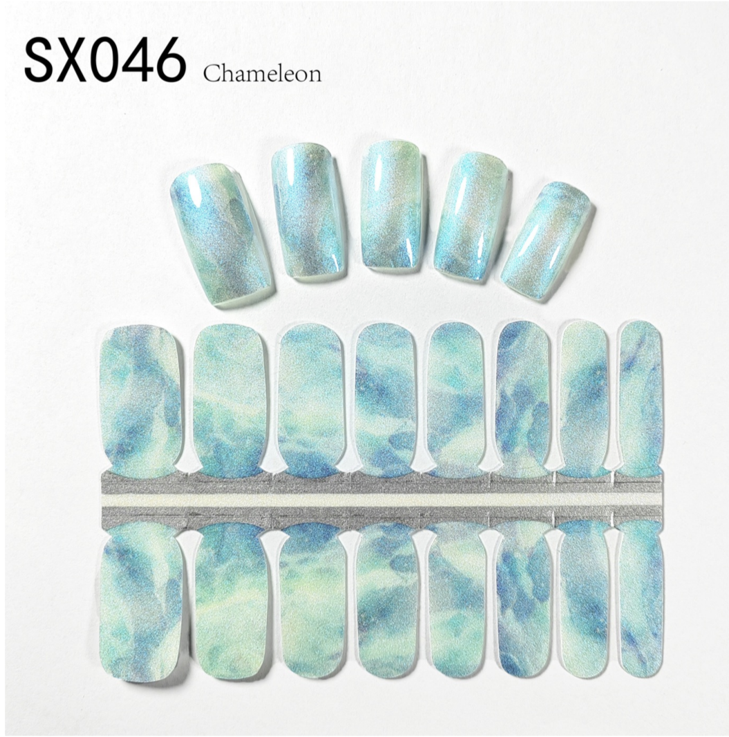 16 Count Kikilee Stock Wraps - Chameleon (Not all top coats cooperate)