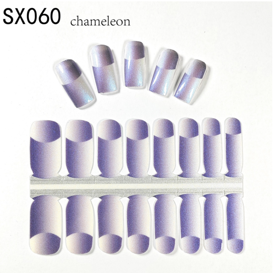 16 Count Kikilee Stock Wraps - Chameleon (Not all top coats cooperate)