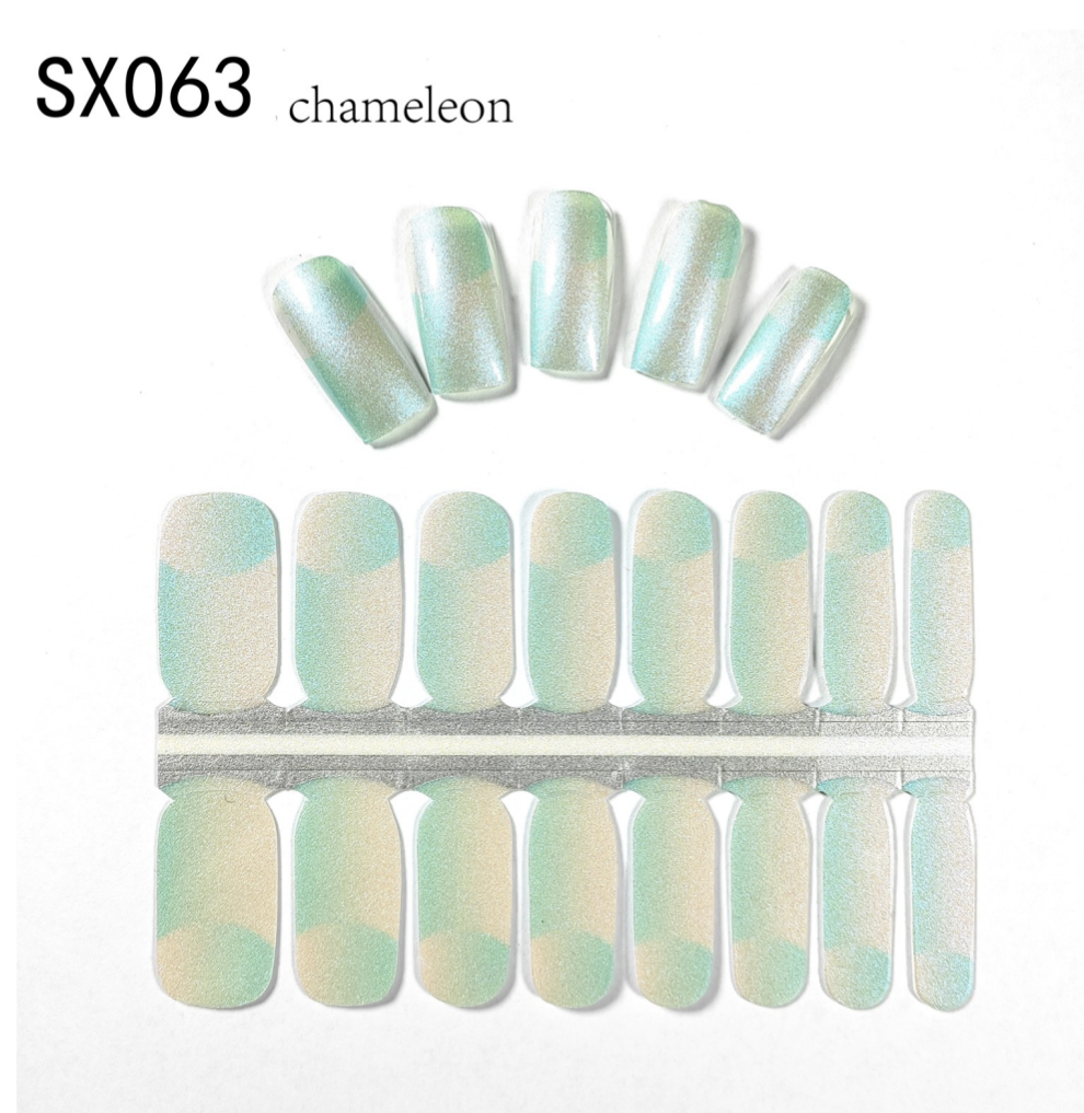 16 Count Kikilee Stock Wraps - Chameleon (Not all top coats cooperate)