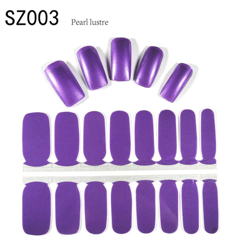 16 Count Kikilee Stock Wraps - Pearl Finish (Not all top coats cooperate)
