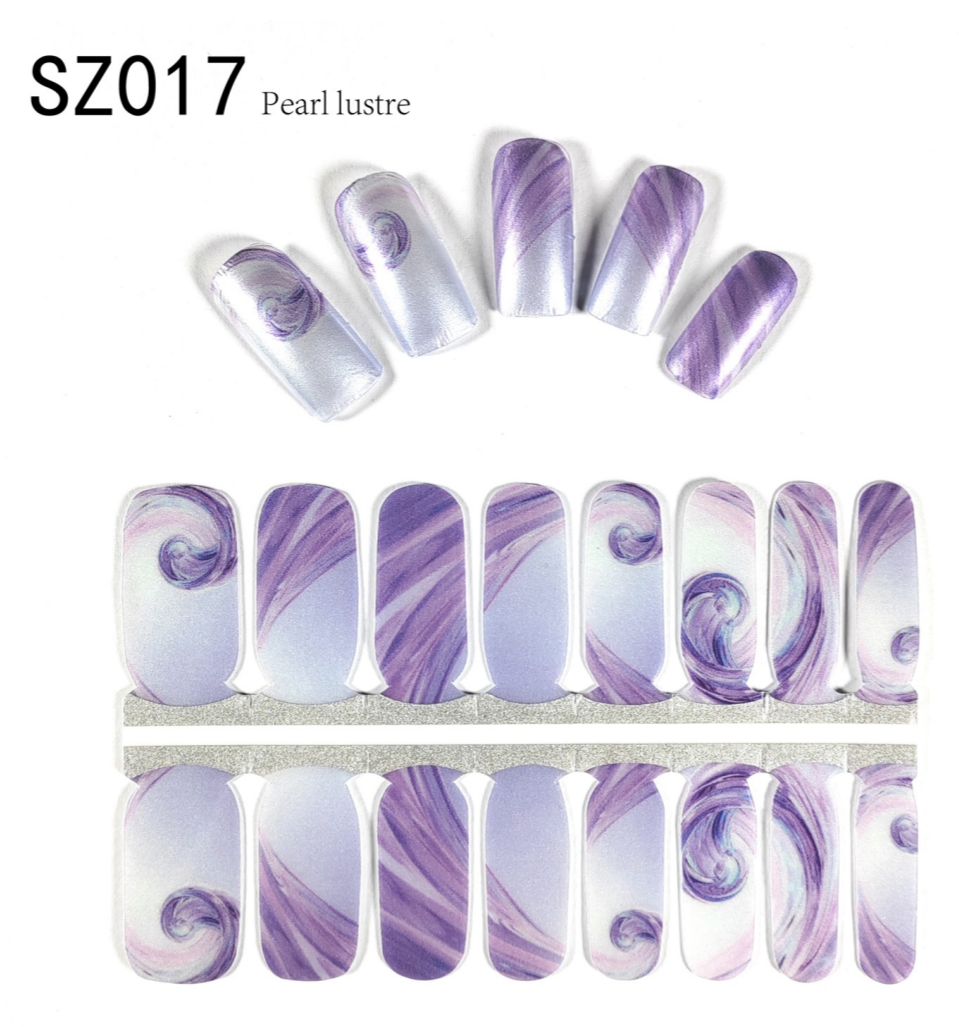 16 Count Kikilee Stock Wraps - Pearl Finish (Not all top coats cooperate)