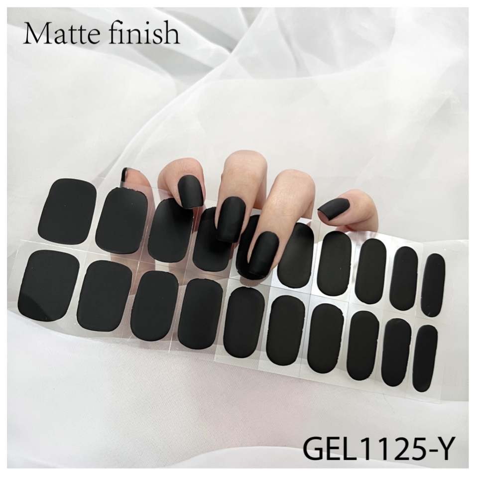 20 Ct Kikilee Gel-Like Wraps - NEW Matte - No Lamp Required! (No top coat needed!)