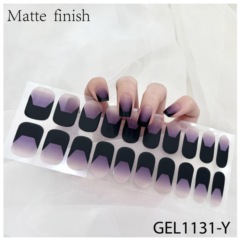 20 Ct Kikilee Gel-Like Wraps - NEW Matte - No Lamp Required! (No top coat needed!)