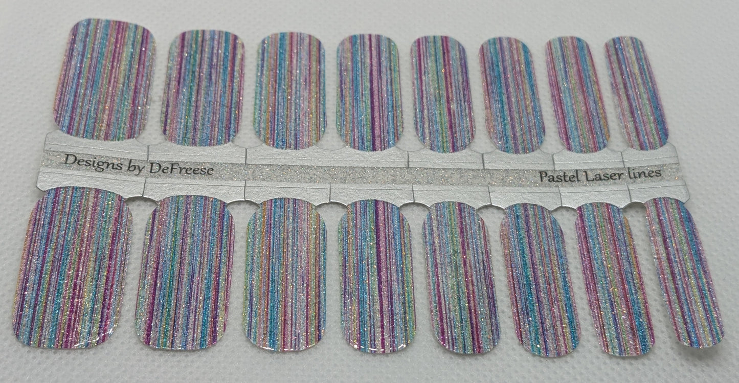 Pastel Laser Lines