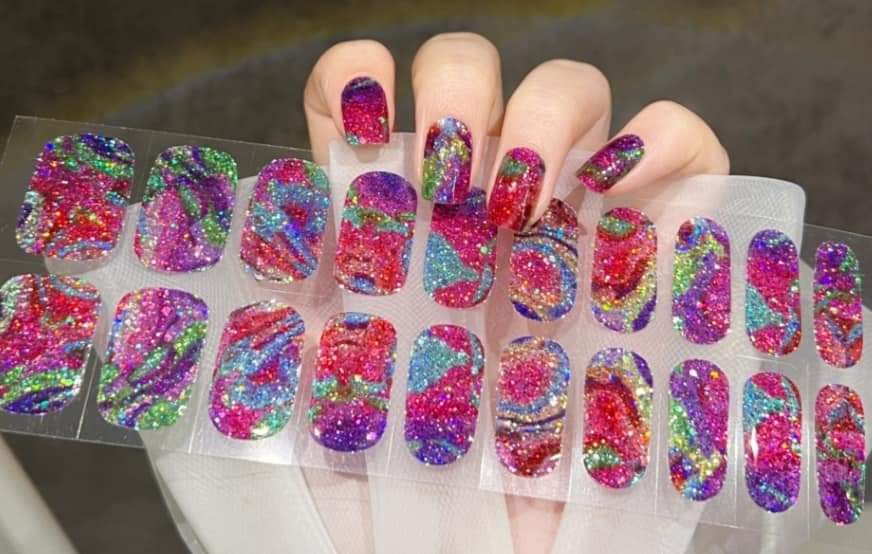 20 Ct Kikilee Gel-like Wraps - No Lamp Required! (No top coat needed!)