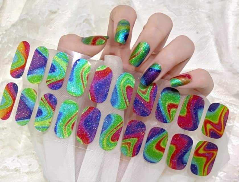 20 Ct Kikilee Gel-like Wraps - No Lamp Required! (No top coat needed!)