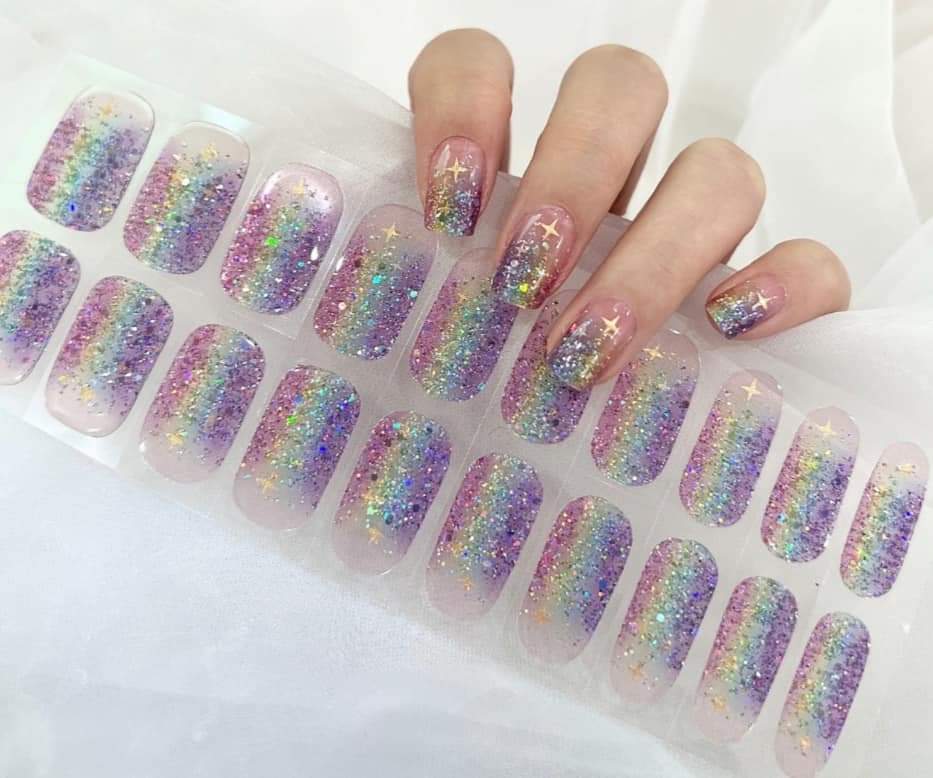 20 Ct Kikilee Gel-like Wraps - No Lamp Required! (No top coat needed!)