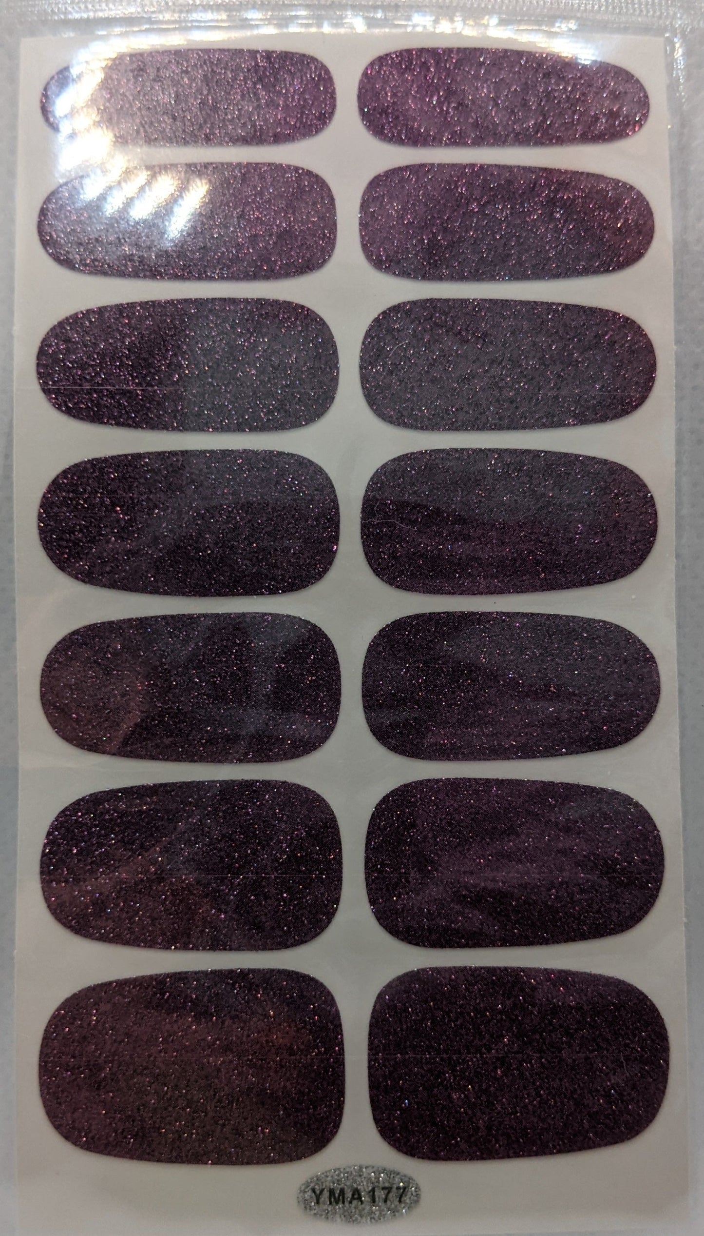 Deep Mauve Glitter