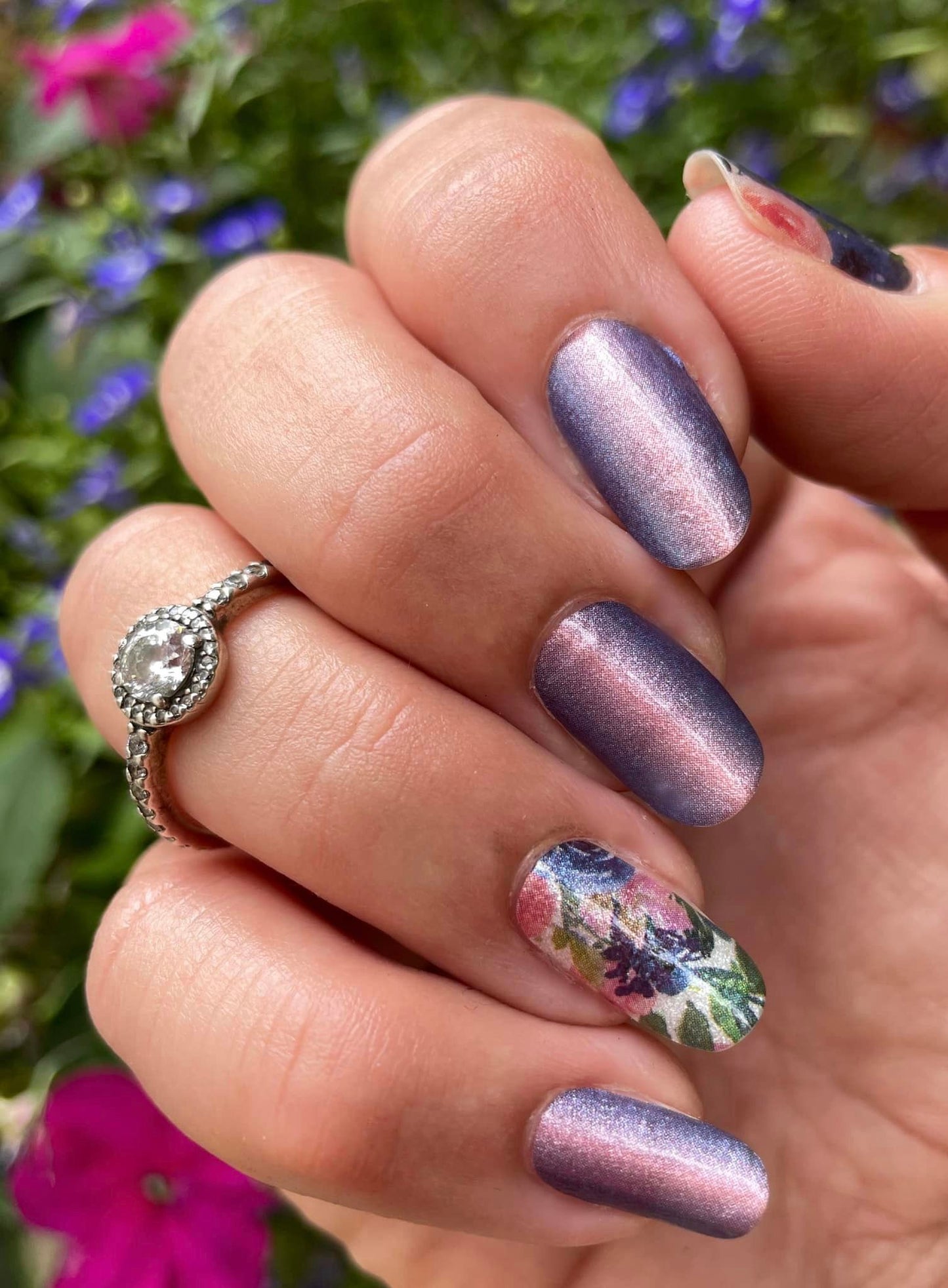 Denim Floral