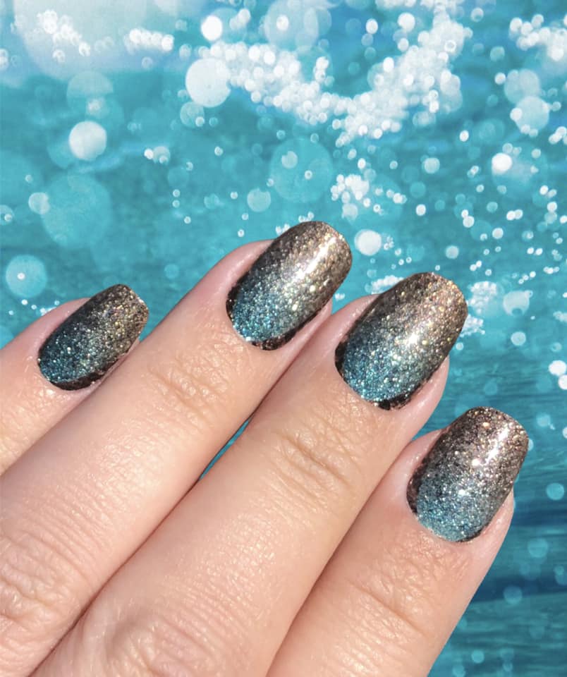 Chocolate Glitter Taco