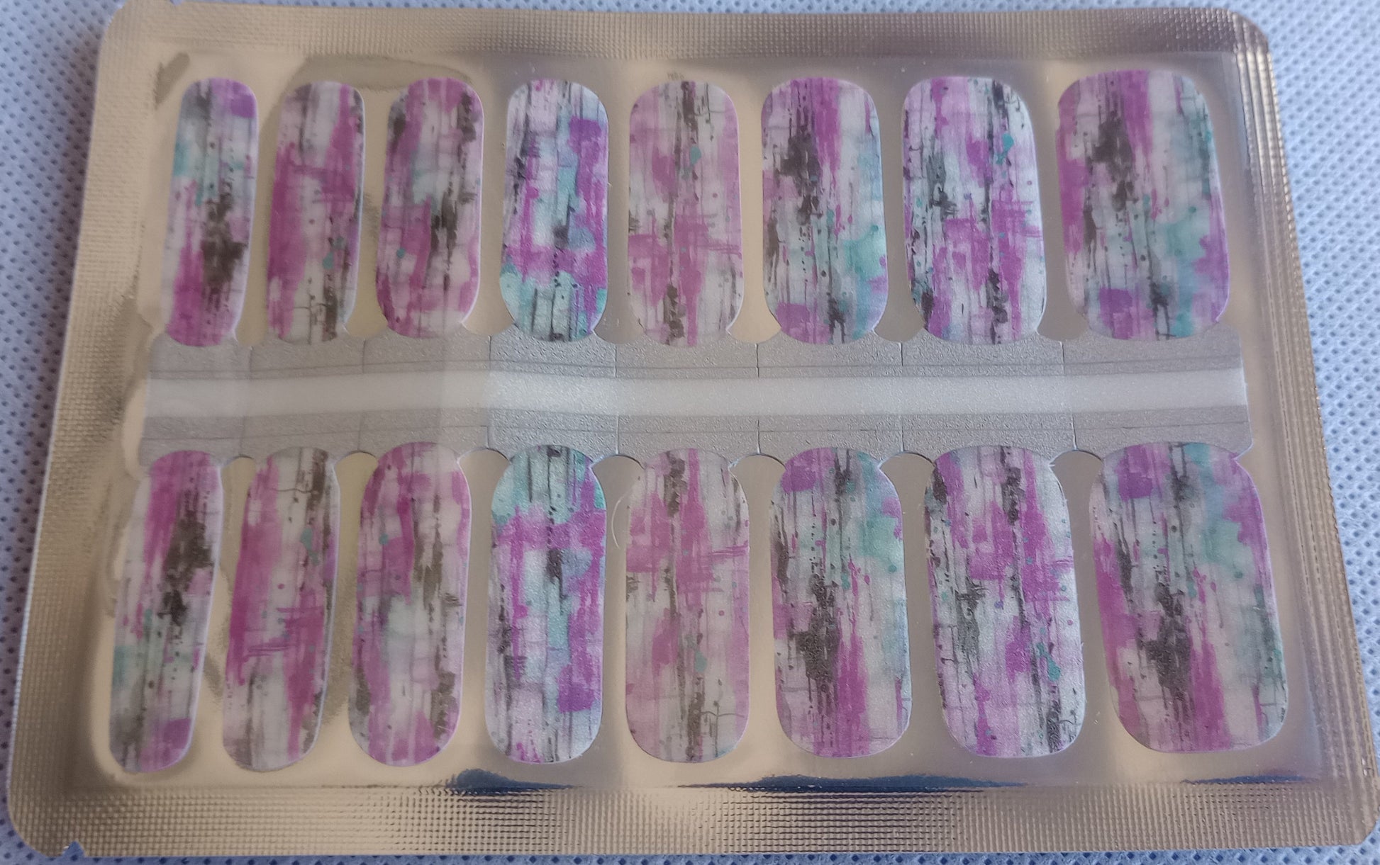 Purple, Turquoise, Black and White Pearl Finish