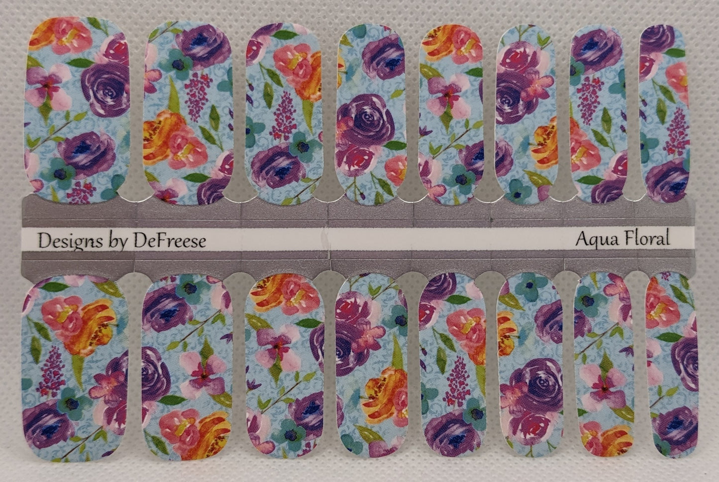 Aqua Floral