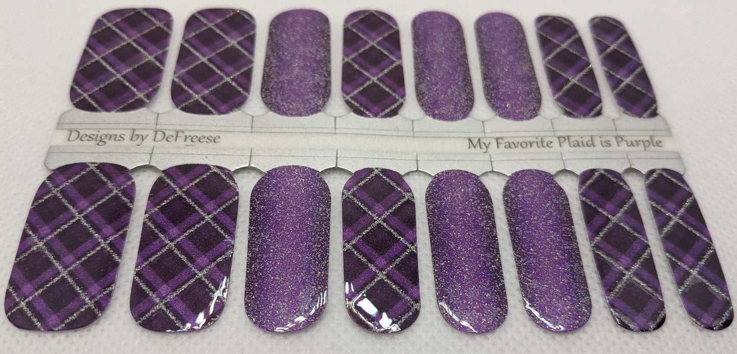 My Favorite Plaid is Purple