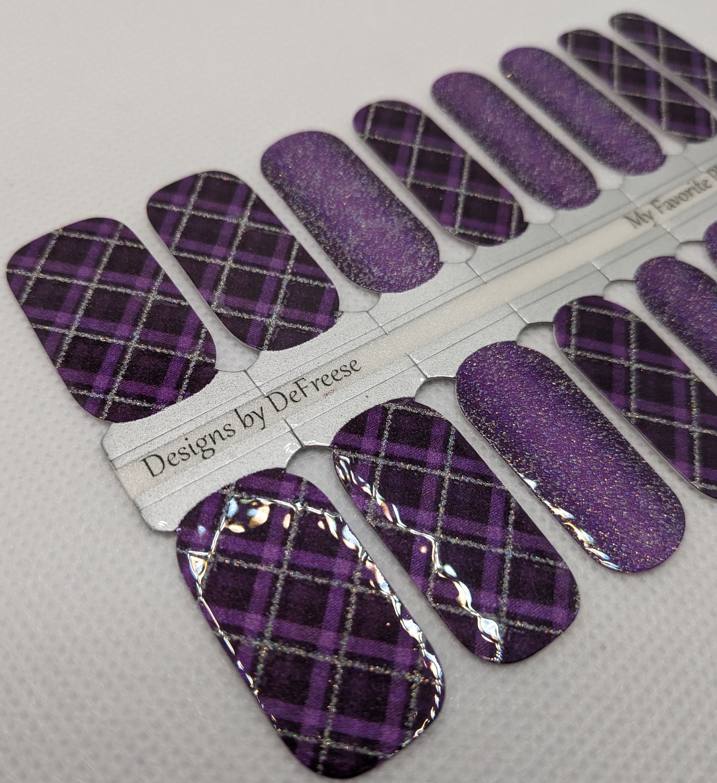 My Favorite Plaid is Purple