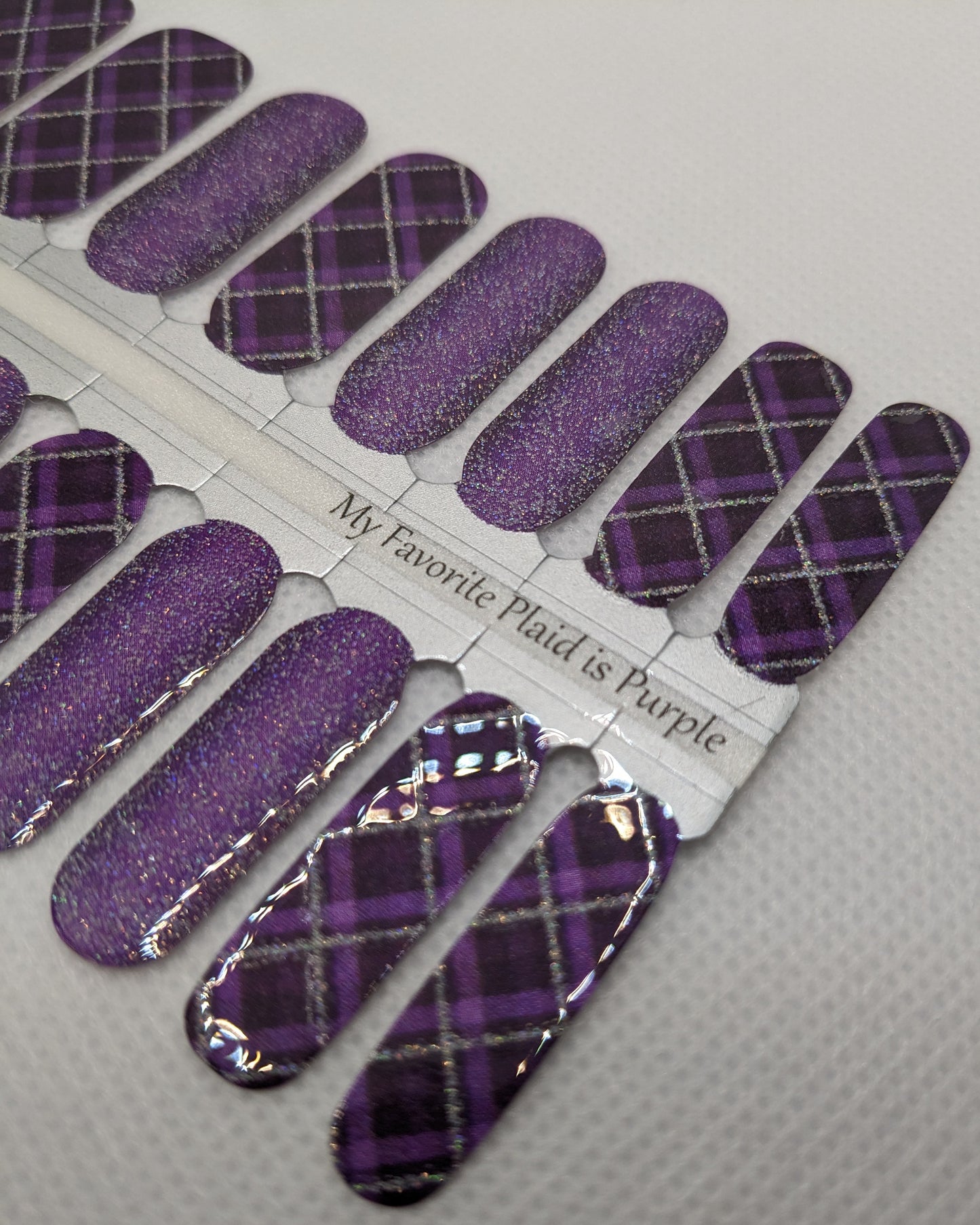 My Favorite Plaid is Purple