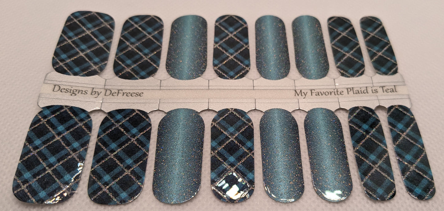 My Favorite Plaid is Teal