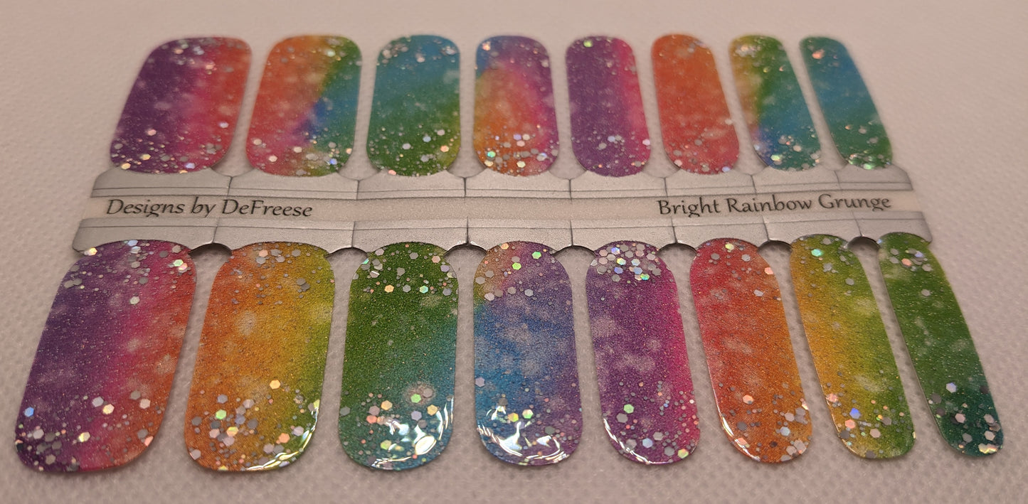 Bright Rainbow Grunge