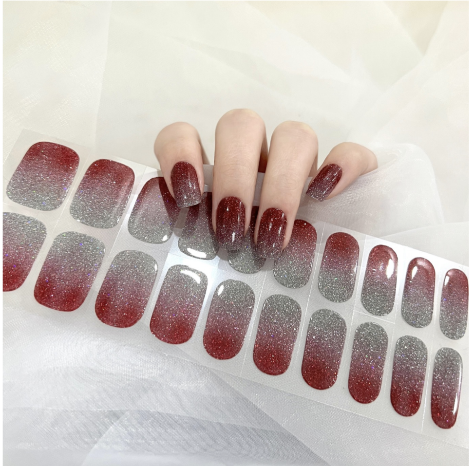 20 Ct Kikilee Gel-like Wraps - No Lamp Required! (No top coat needed!)