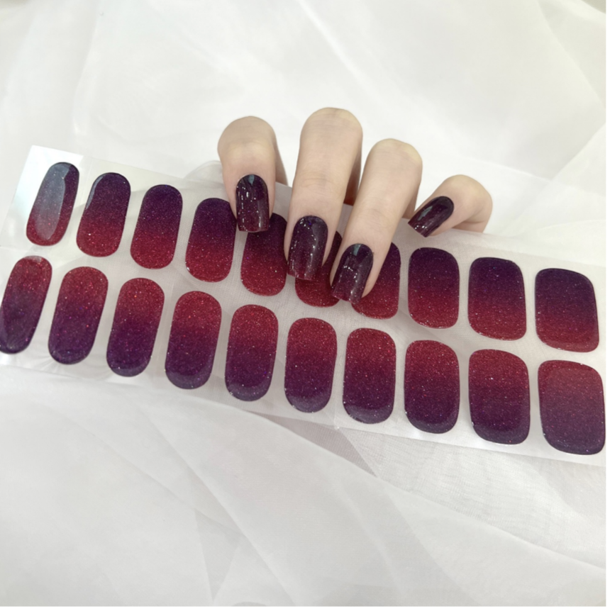 20 Ct Kikilee Gel-like Wraps - No Lamp Required! (No top coat needed!)