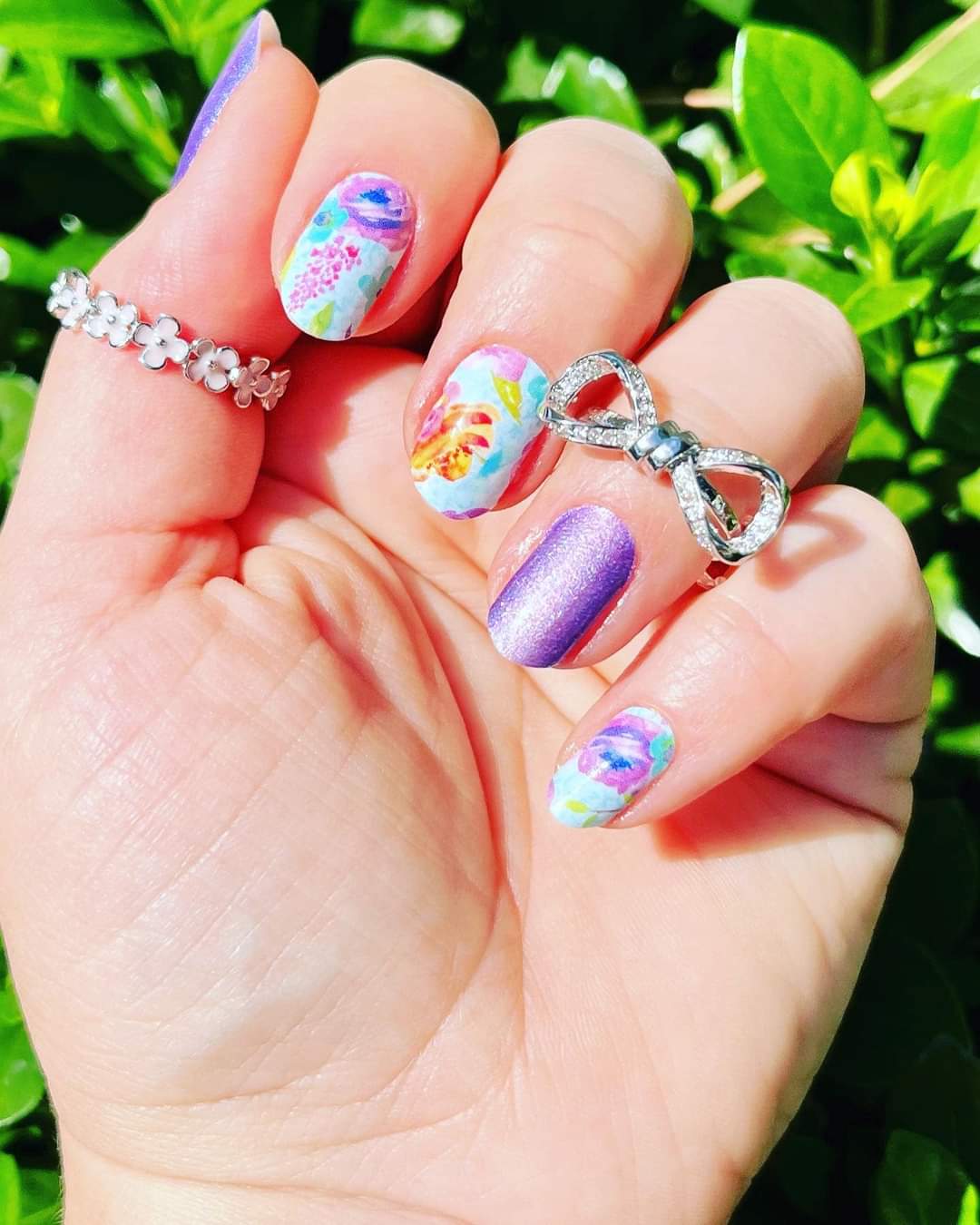 Aqua Floral