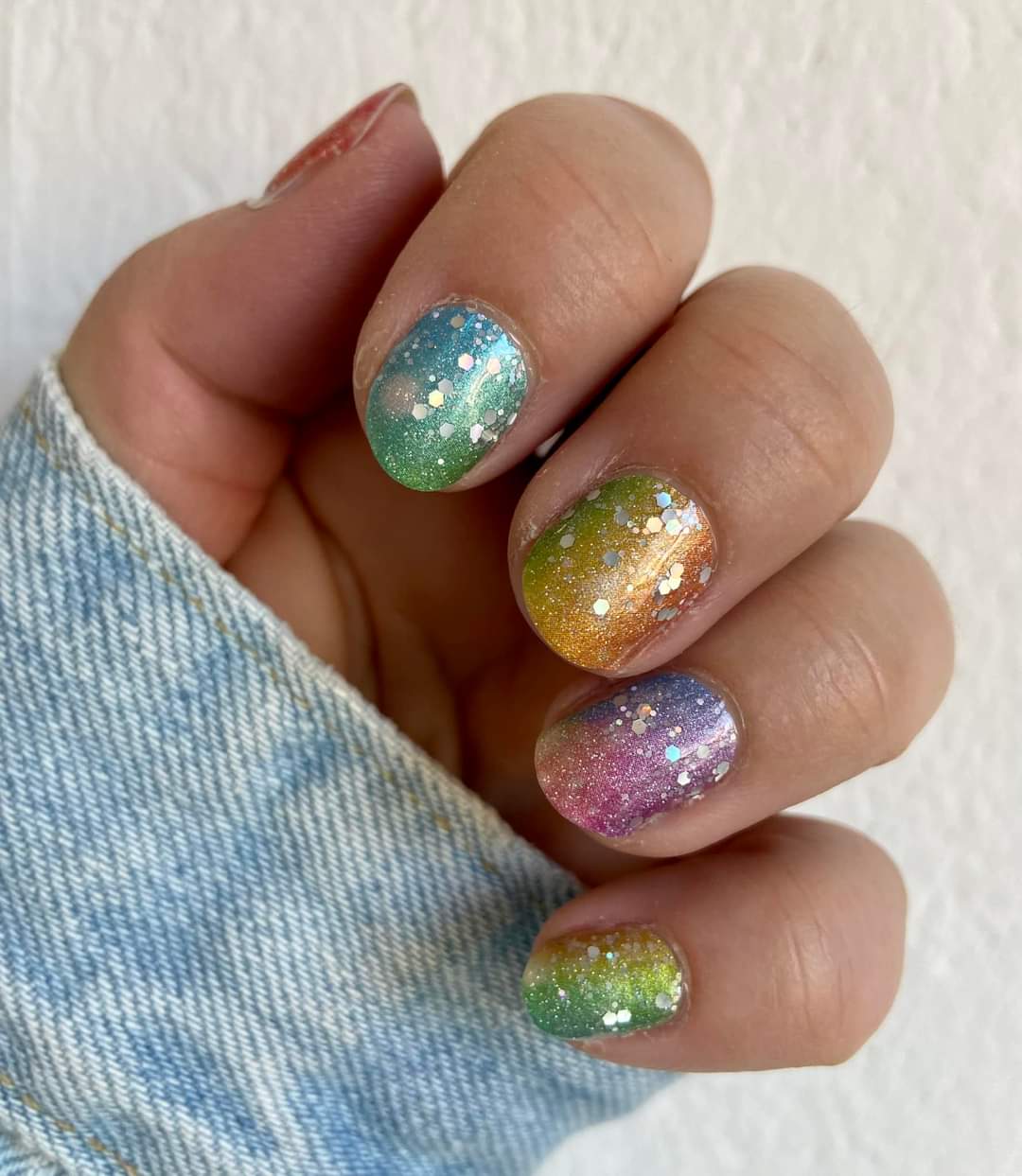 Bright Rainbow Grunge