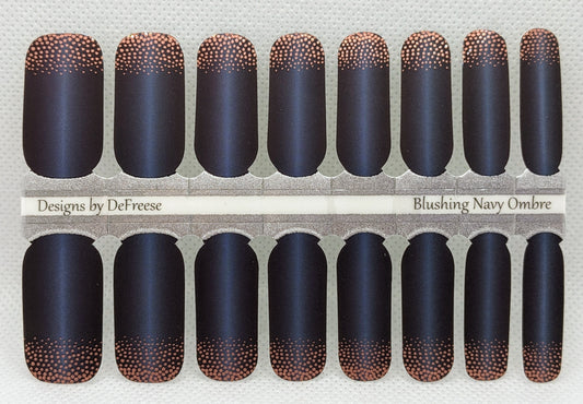 Blushing Navy Ombre