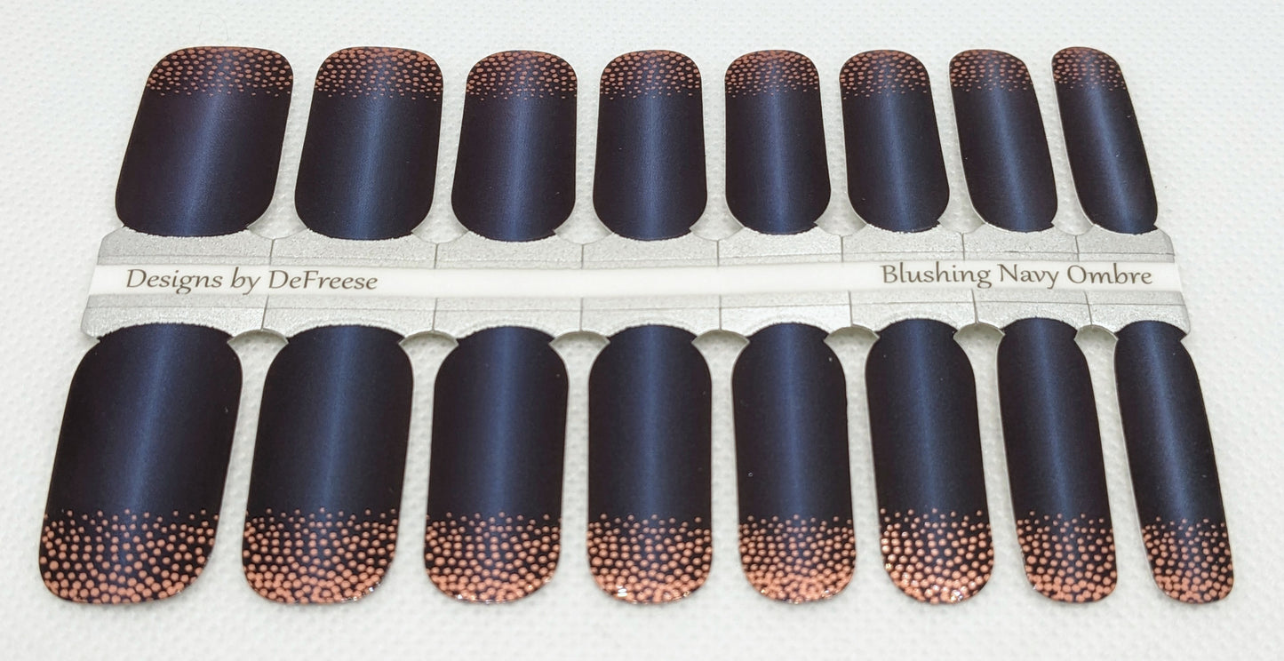 Blushing Navy Ombre