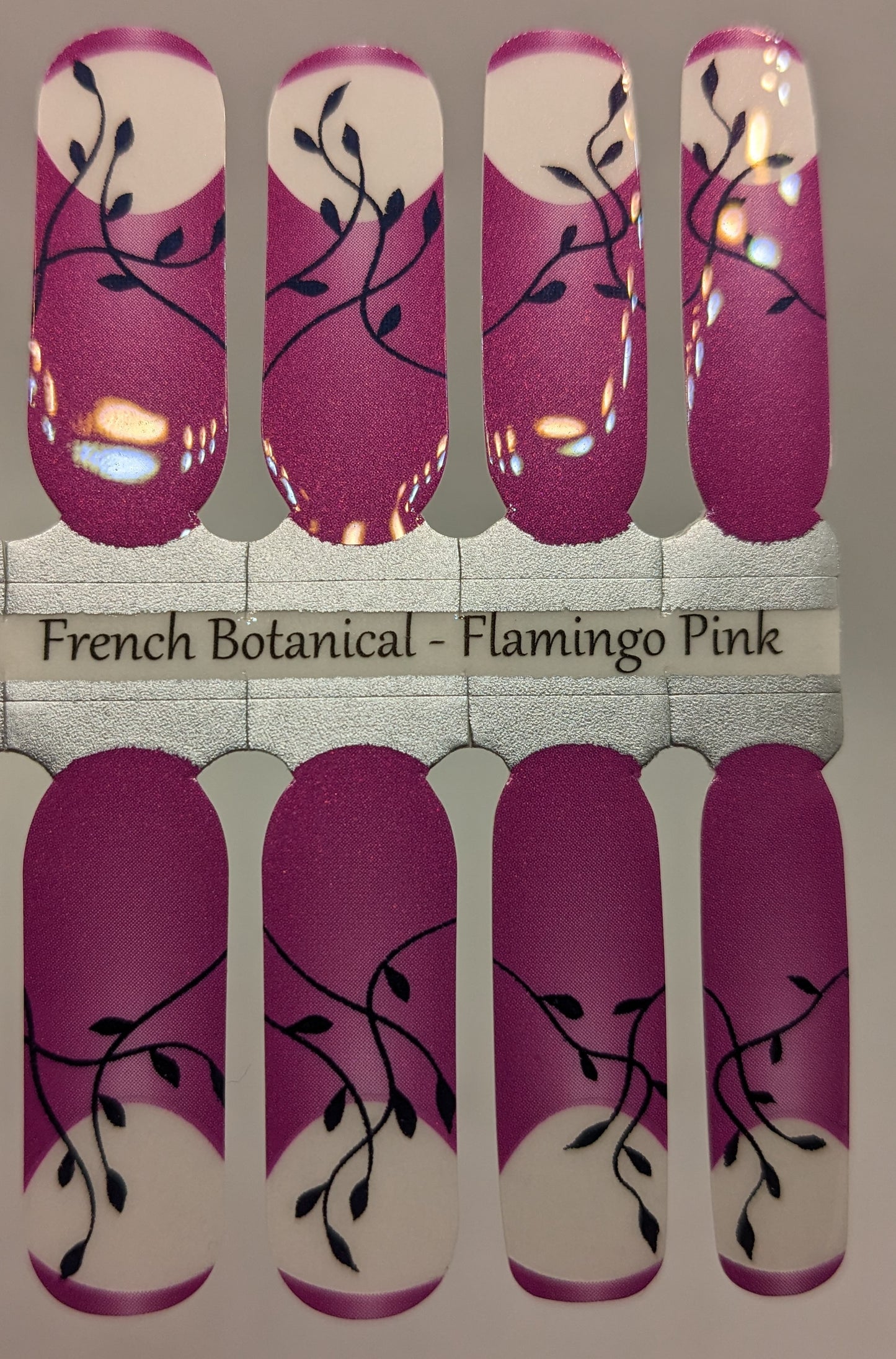 French Botanical-Flamingo Pink