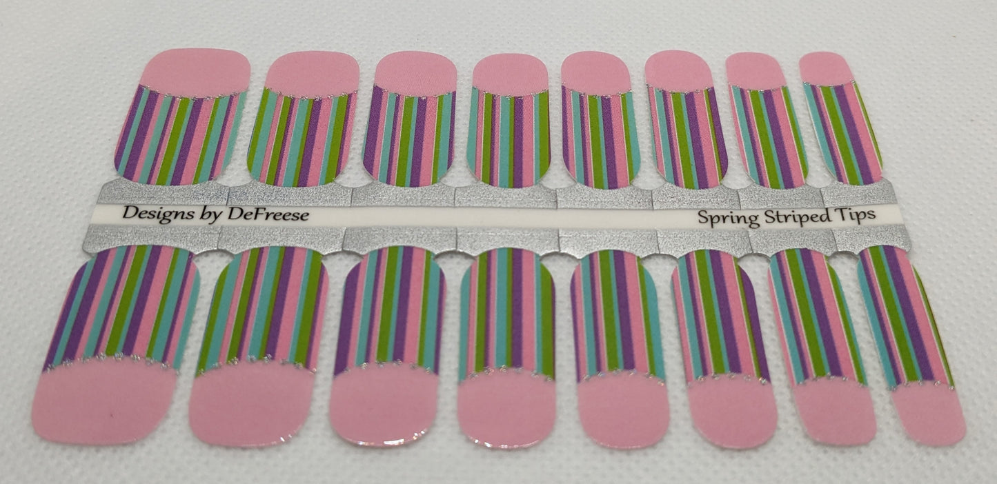 Spring Striped Tips