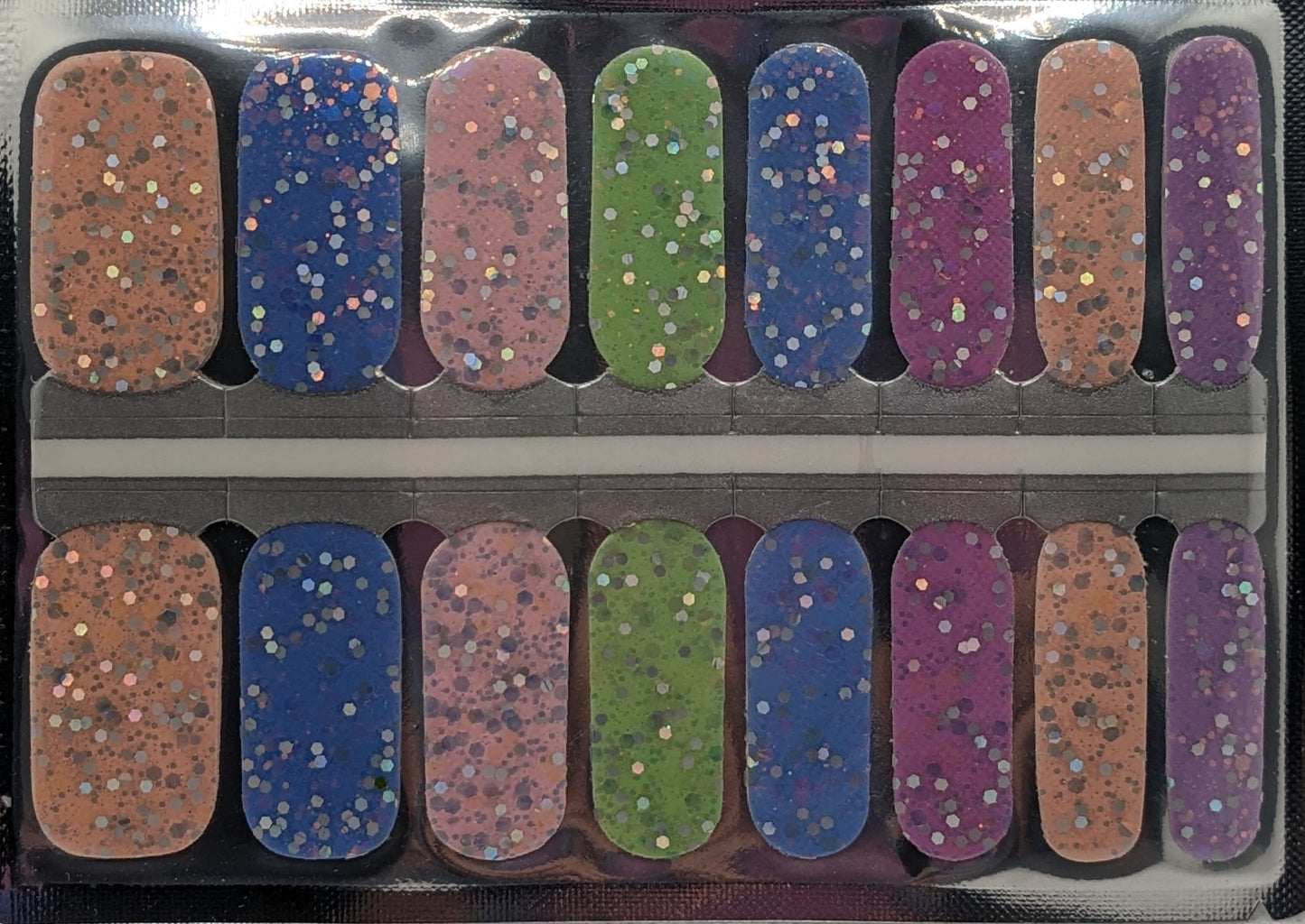 16 Count Huizi Stock Wraps - Glitter