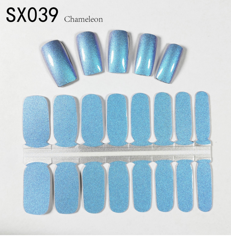 16 Count Kikilee Stock Wraps - Chameleon (Not all top coats cooperate)