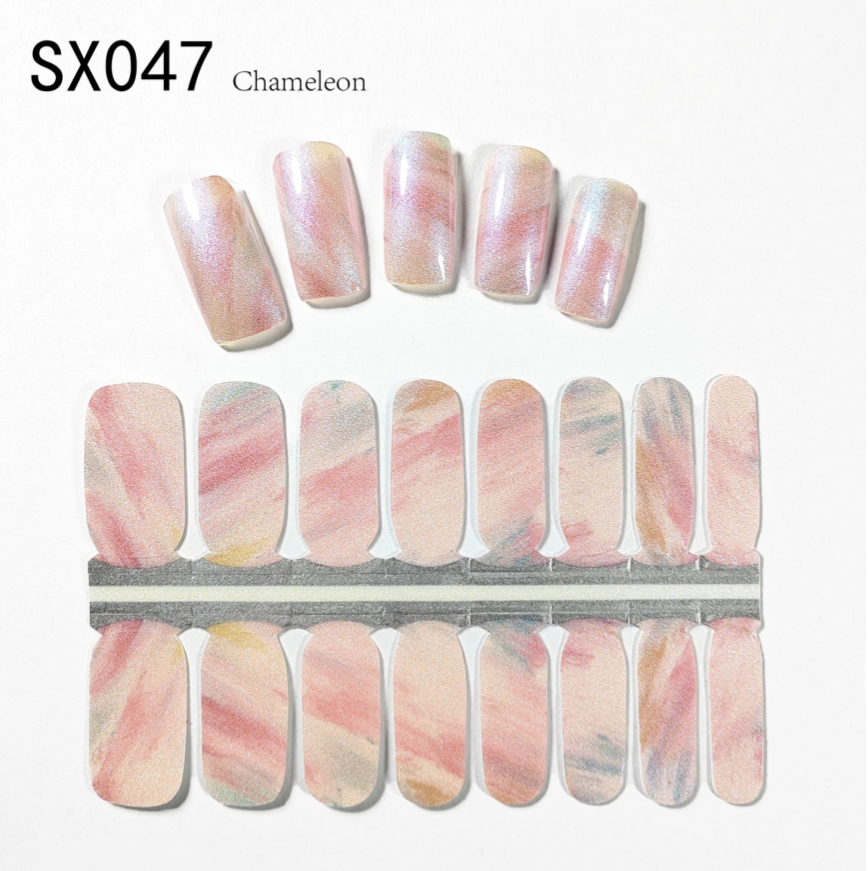 16 Count Kikilee Stock Wraps - Chameleon (Not all top coats cooperate)