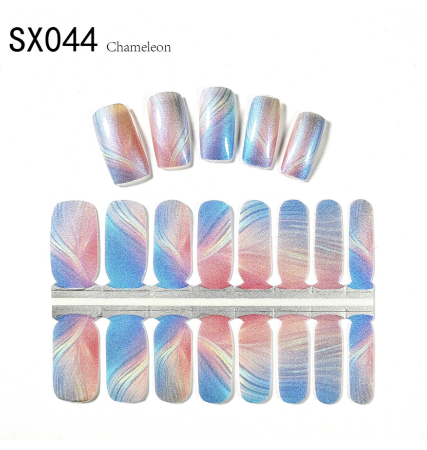 16 Count Kikilee Stock Wraps - Chameleon (Not all top coats cooperate)