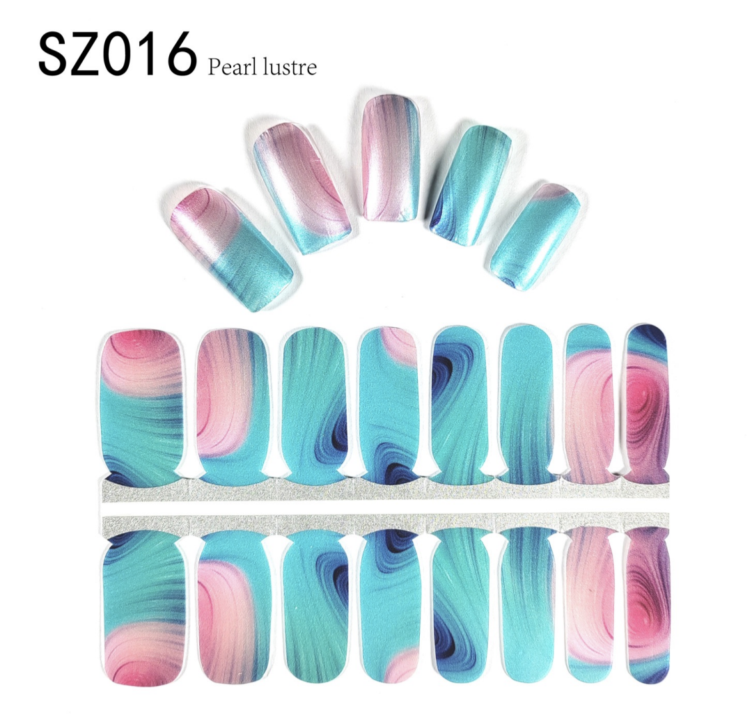 16 Count Kikilee Stock Wraps - Pearl Finish (Not all top coats cooperate)