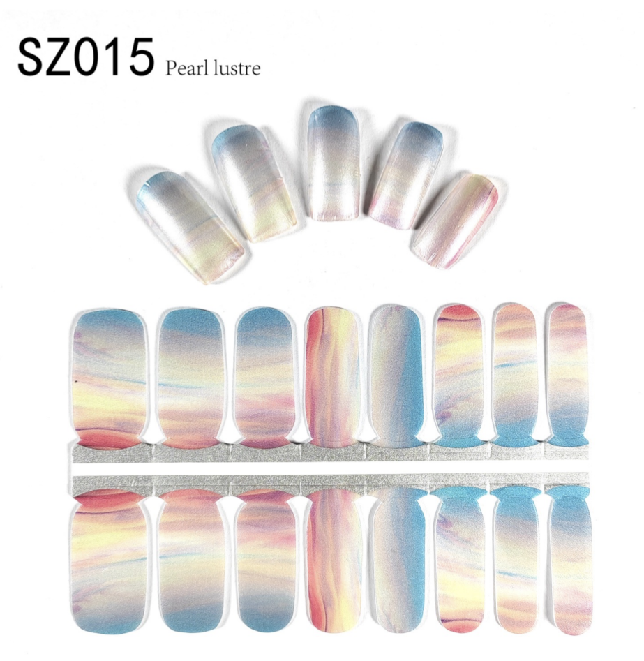 16 Count Kikilee Stock Wraps - Pearl Finish (Not all top coats cooperate)