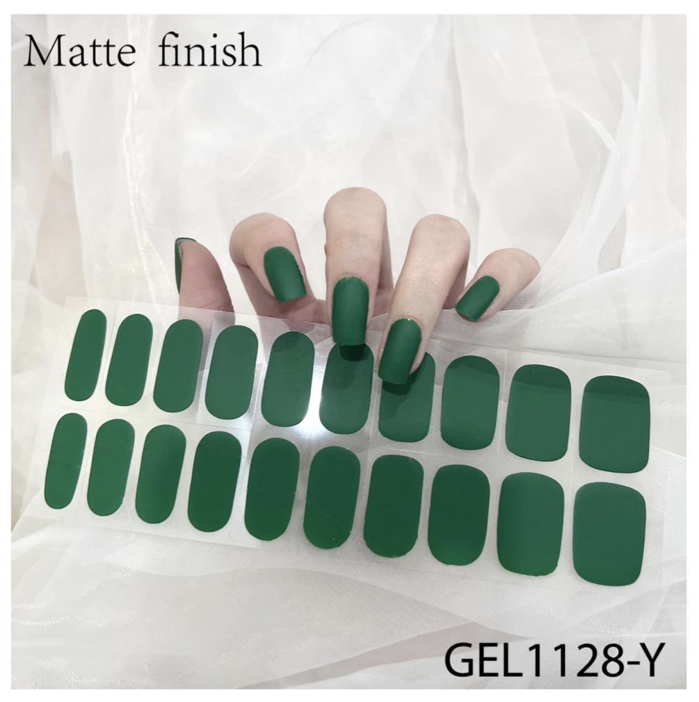 20 Ct Kikilee Gel-Like Wraps - NEW Matte - No Lamp Required! (No top coat needed!)