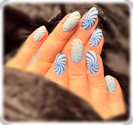 Blue Swirls