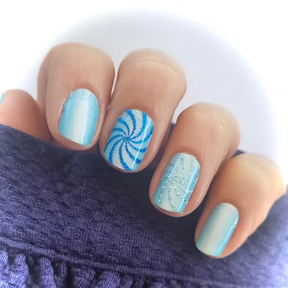Blue Swirls