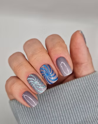 Blue Swirls