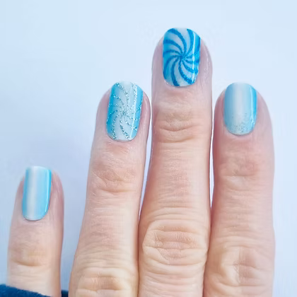 Blue Swirls