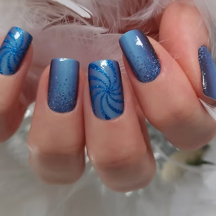 Blue Swirls