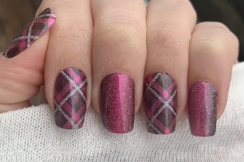 My Favorite Plaid is Blush