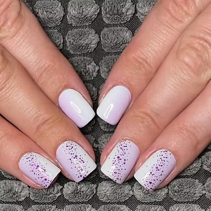 Glitter Rain Purple