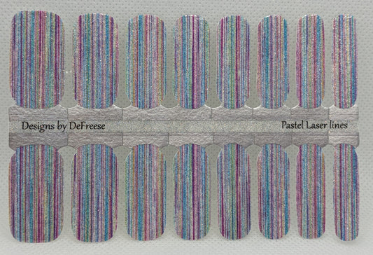 Pastel Laser Lines
